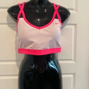 Nike Pink Trim Pink Sports Bra